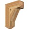 Ekena Millwork Traditional Craftsman Rough Sawn Bracket, Western Red Cedar, 6"W x 18"D x 22"H BKT06X18X22TRA04RWR - alternate 1